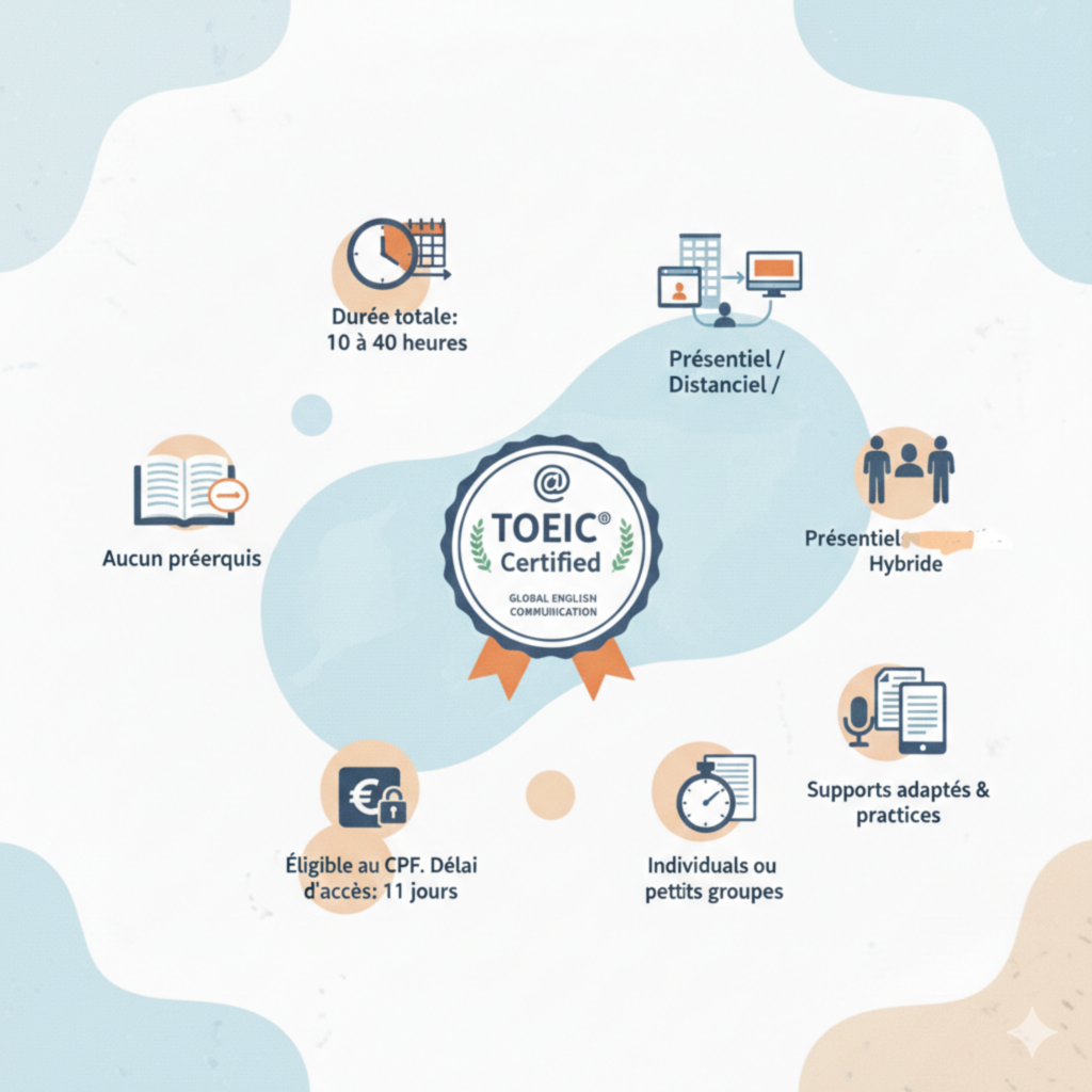 Formation au TOIEC : quelles sont les modalités pratiques ?